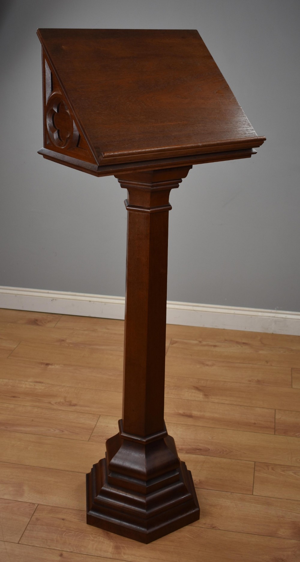 Victorian Oak Lectern View XVIII