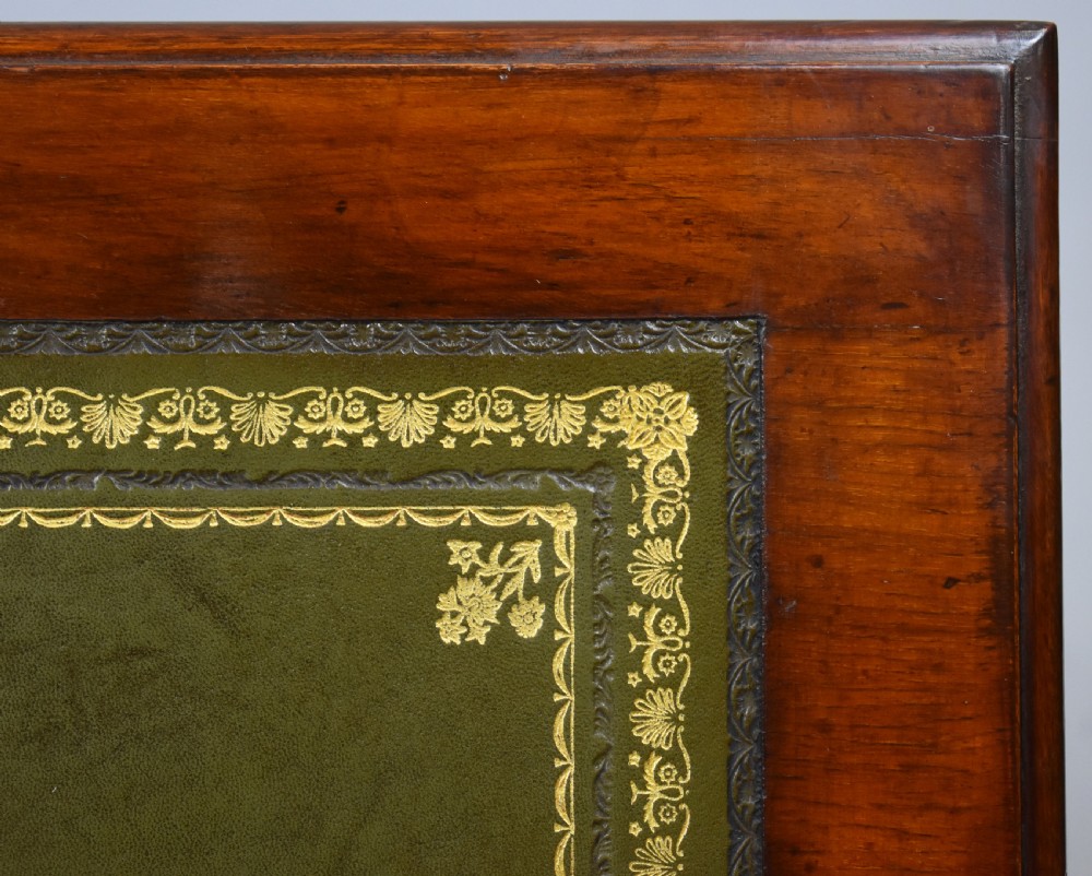 Victorian Mahogany Pedestal Desk View X