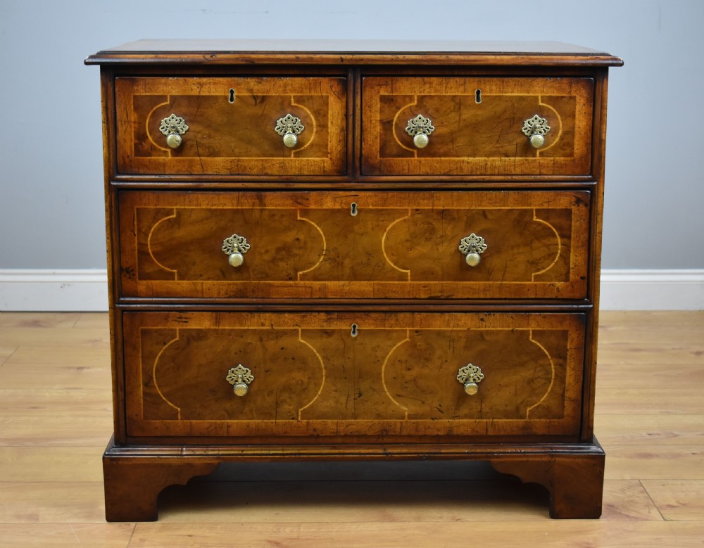 19th Century Burr Walnut Chest of Drawers View II
