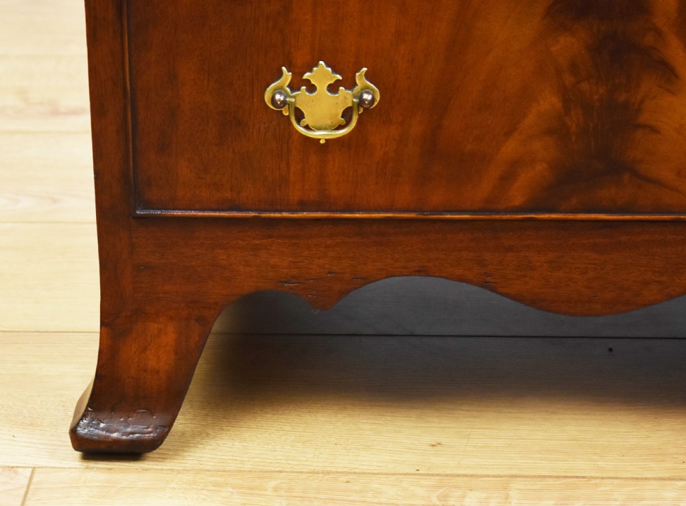 Antique Flame Mahogany Chest of Drawers View III