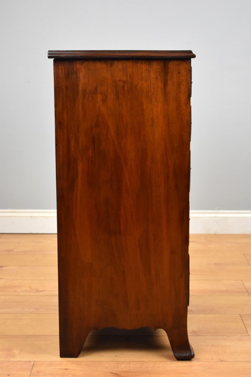 Antique Flame Mahogany Chest of Drawers View VI