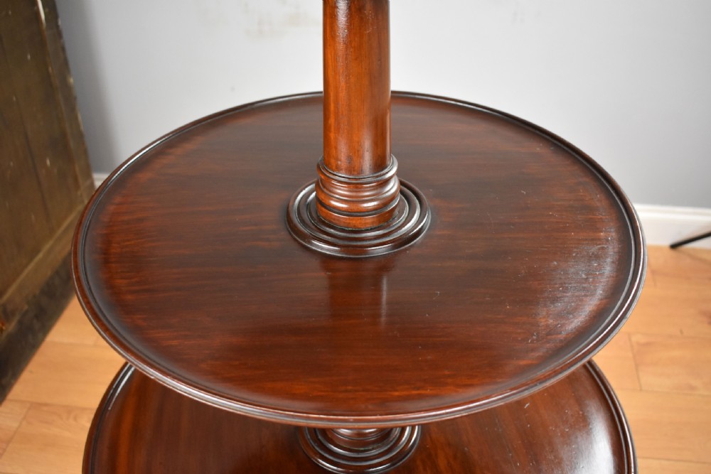 George III Mahogany Dumbwaiter View VII