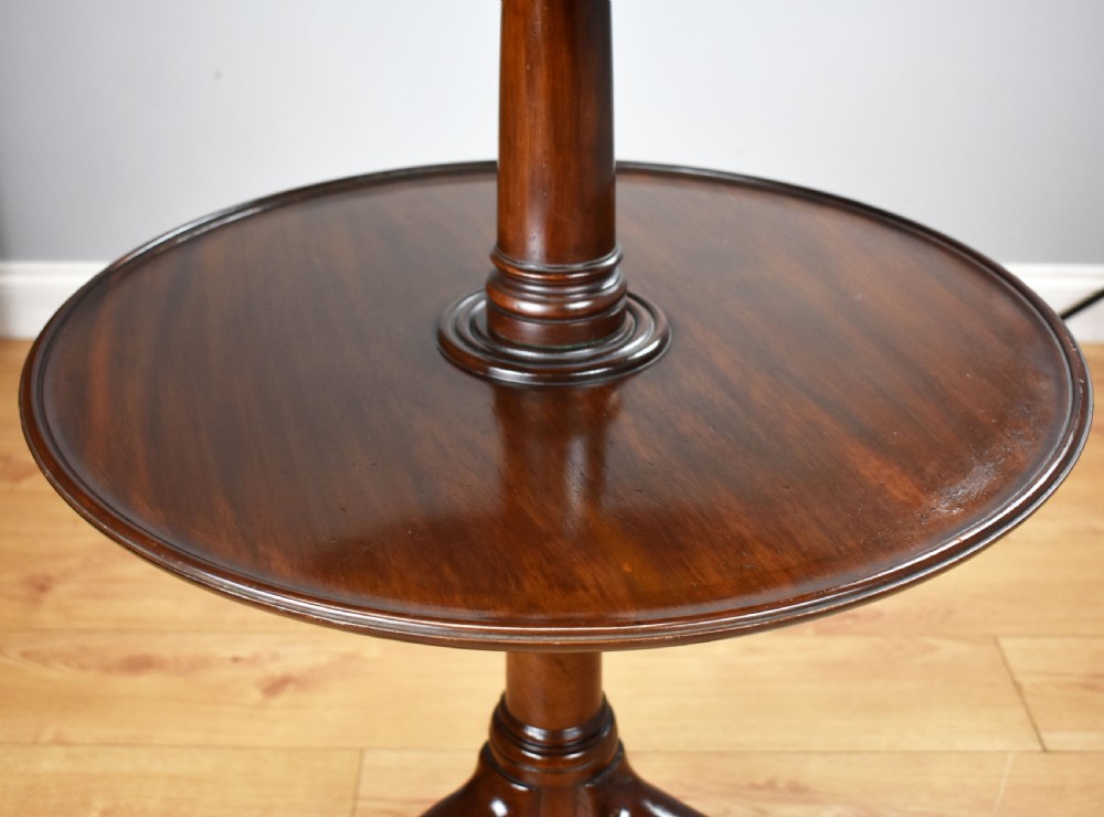 George III Mahogany Dumbwaiter View VIII