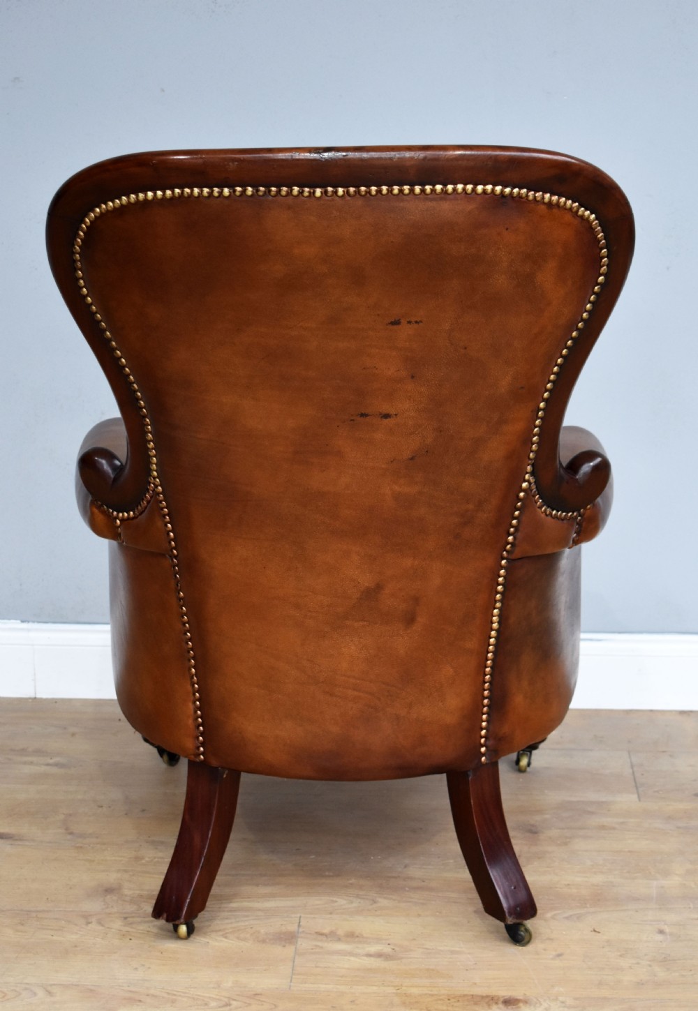 Victorian Leather Armchair View VI