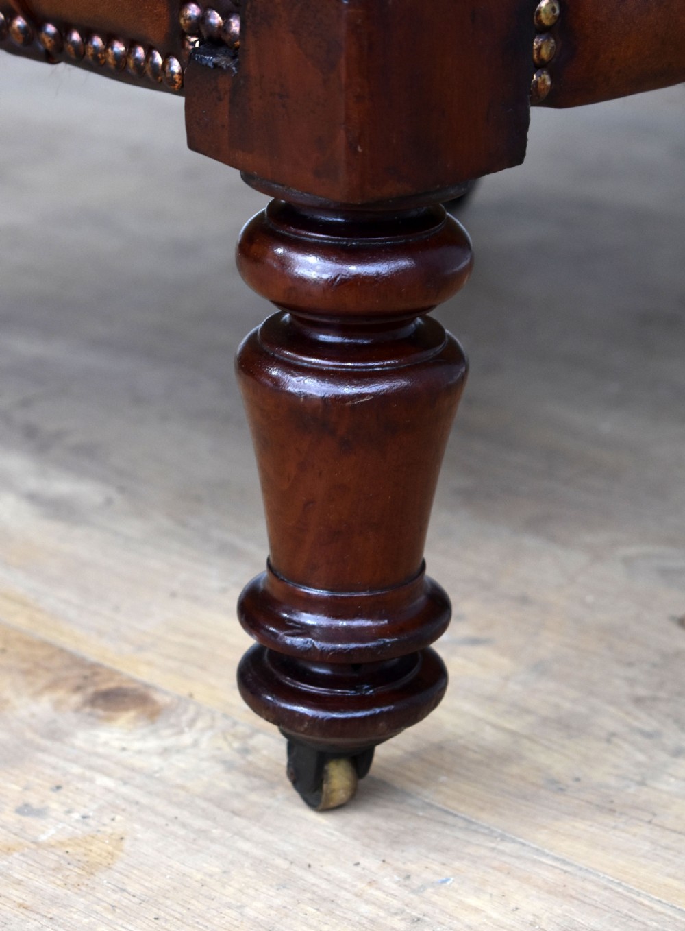 Victorian Leather Armchair View IX