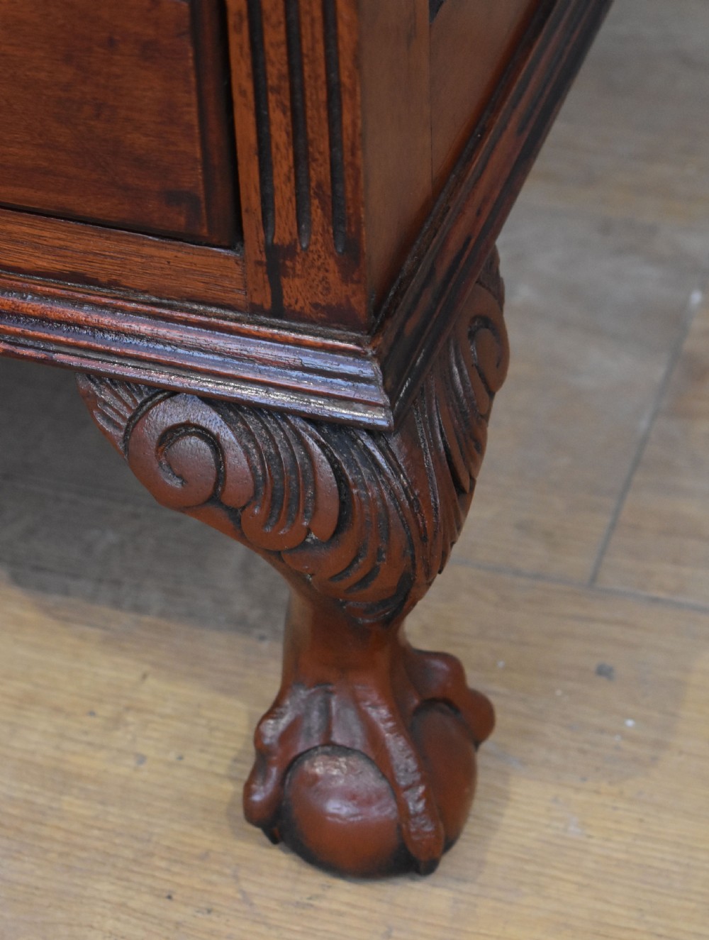 Antique Chippendale Style Mahogany Writing Table View VI