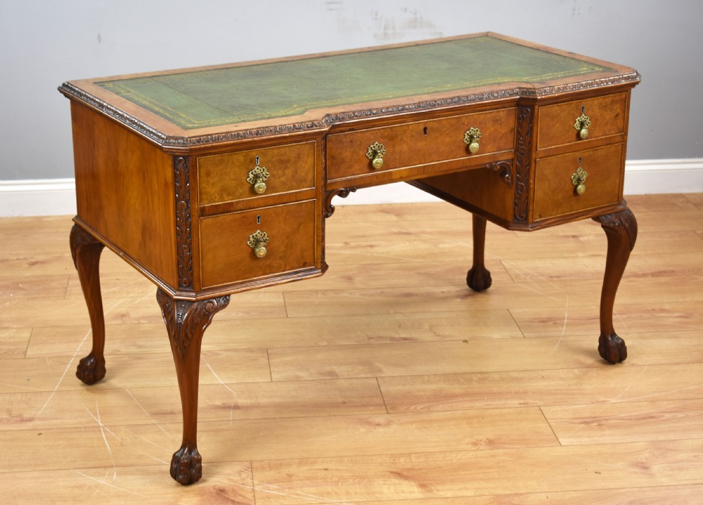 Antique Burr Walnut Writing Table View II
