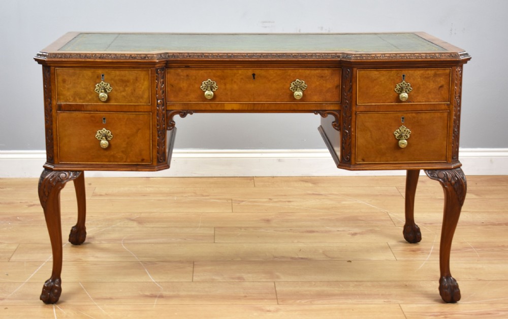 Antique Burr Walnut Writing Table View III