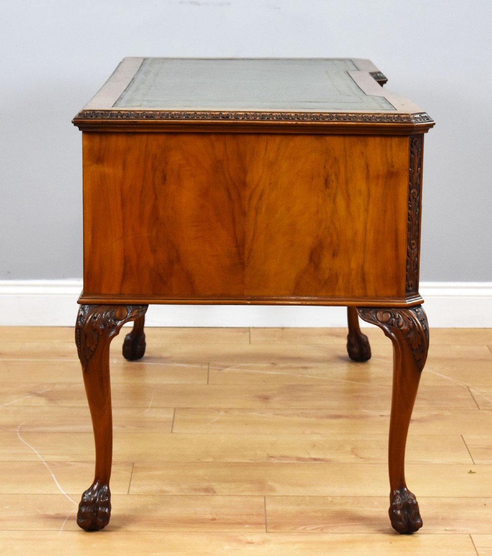 Antique Burr Walnut Writing Table View VIII