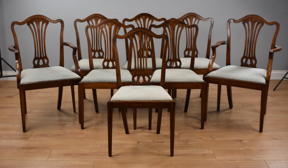 Set 20th Century Mahogany Dining chairs