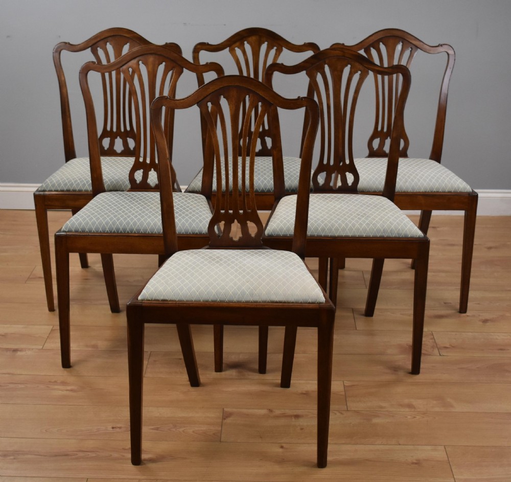 Set 20th Century Mahogany Dining chairs View II