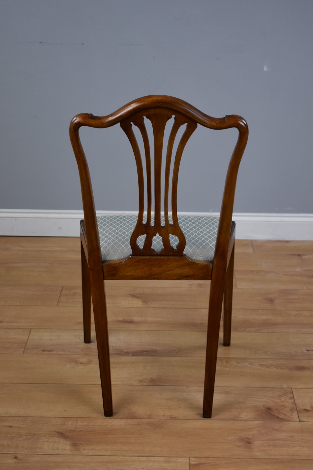 Set 20th Century Mahogany Dining chairs View VII