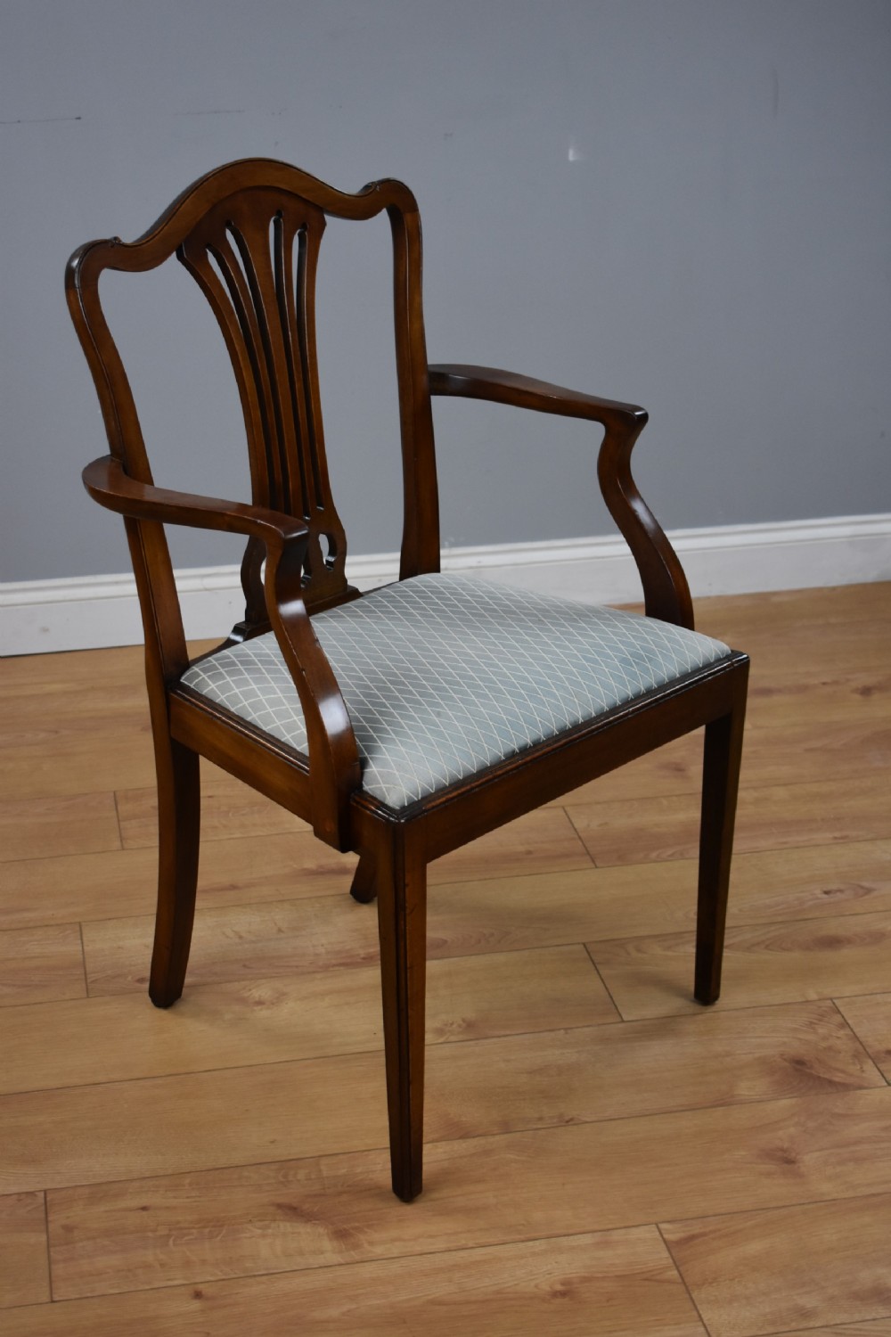 Set 20th Century Mahogany Dining chairs View VIII