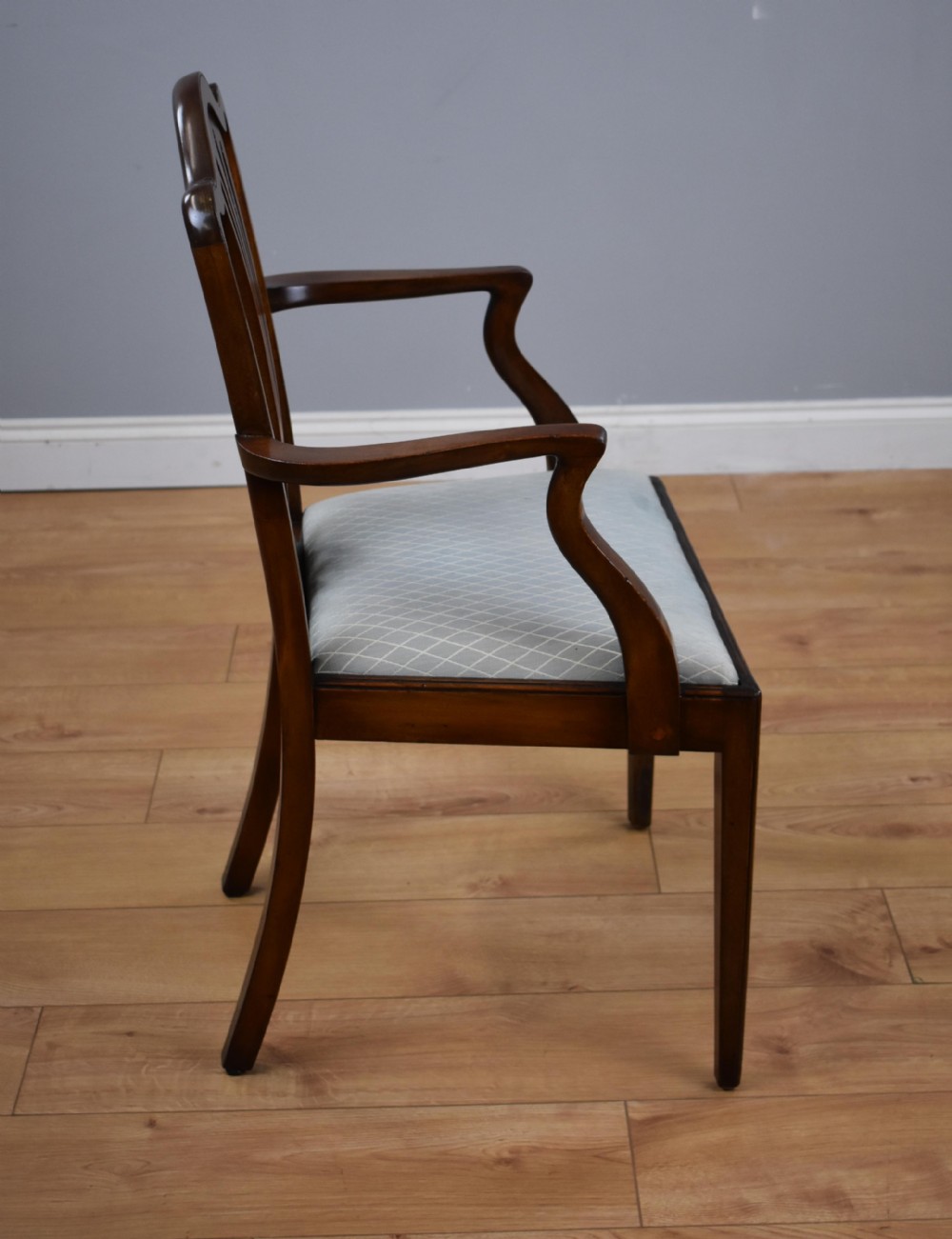 Set 20th Century Mahogany Dining chairs View IX
