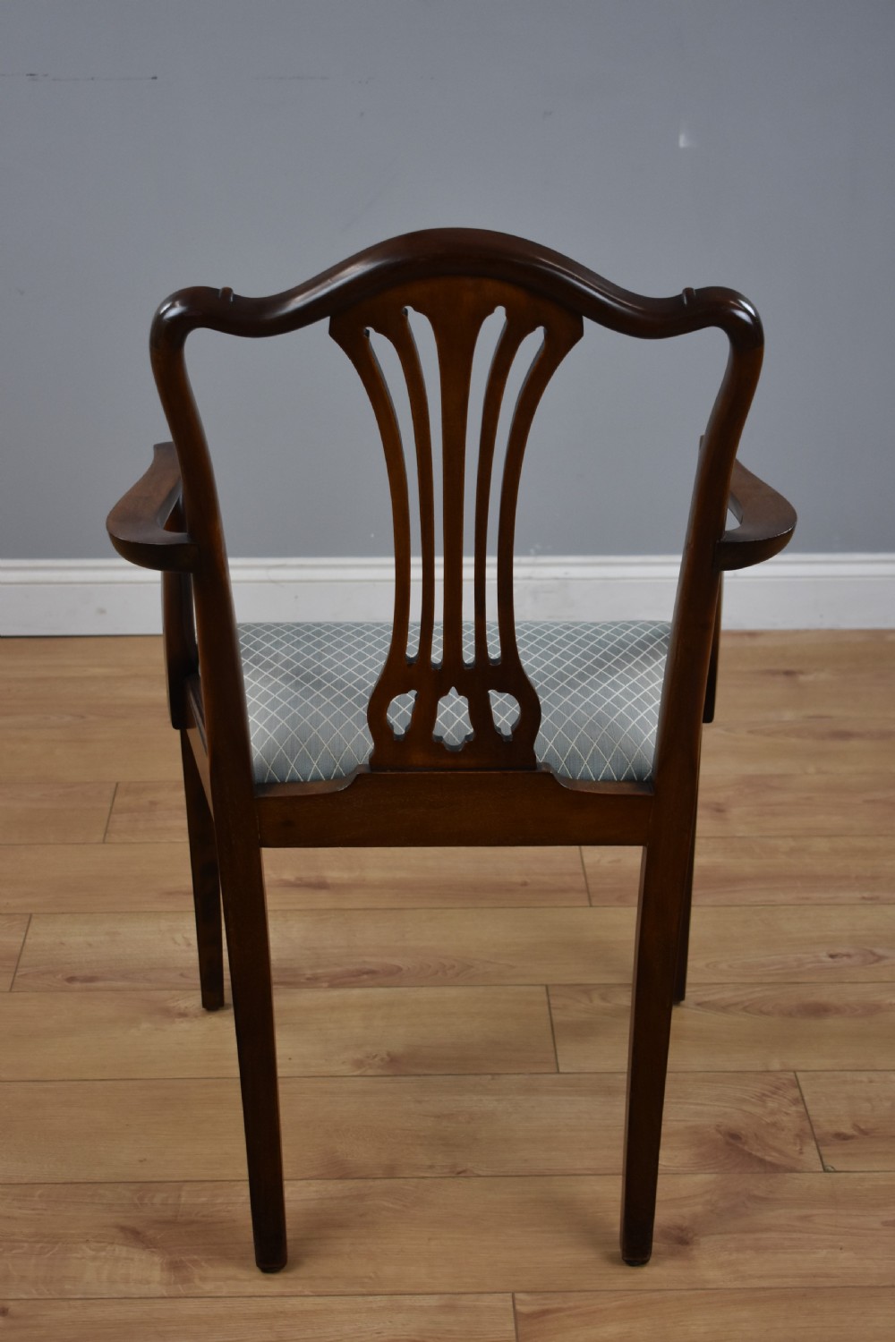 Set 20th Century Mahogany Dining chairs View X