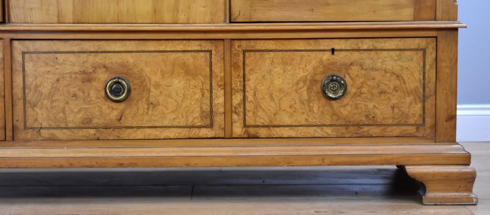 Antique Pollard Oak Wardrobe View VIII