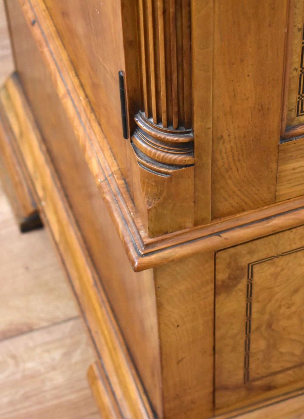 Antique Pollard Oak Wardrobe View XI