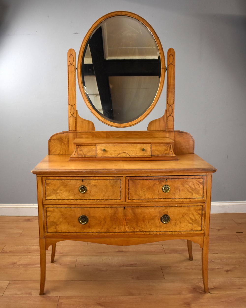 Antique Pollard Oak Dressing Table View III
