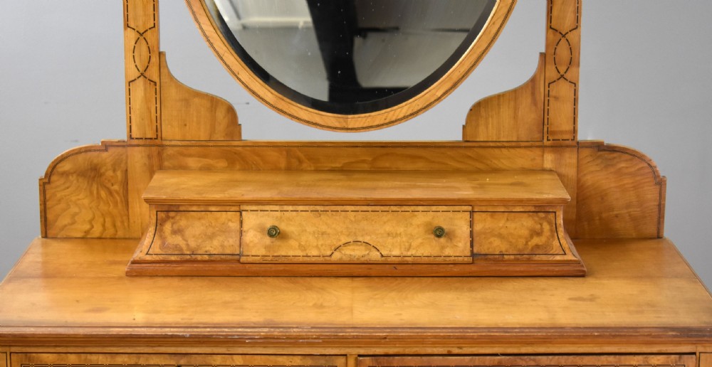 Antique Pollard Oak Dressing Table View IV