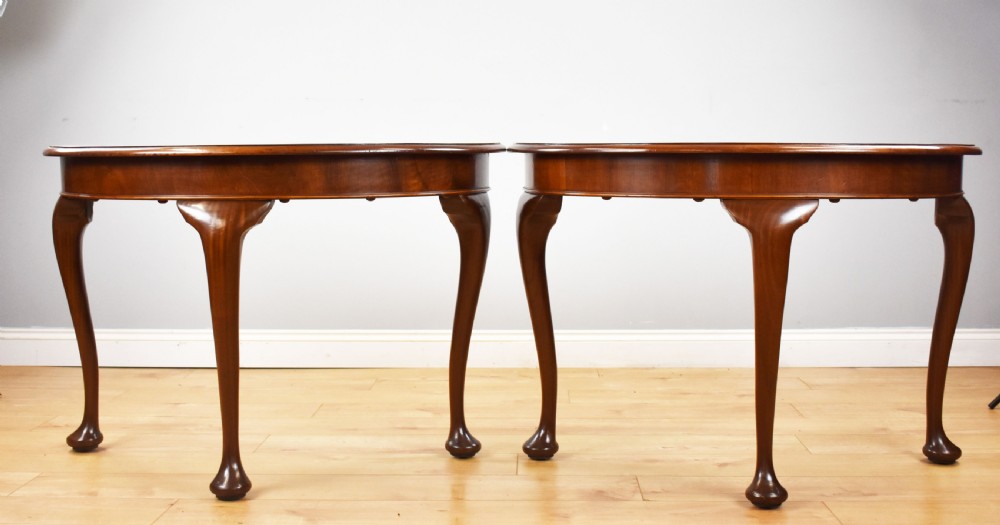 Pair of Antique Walnut Console Tables View III