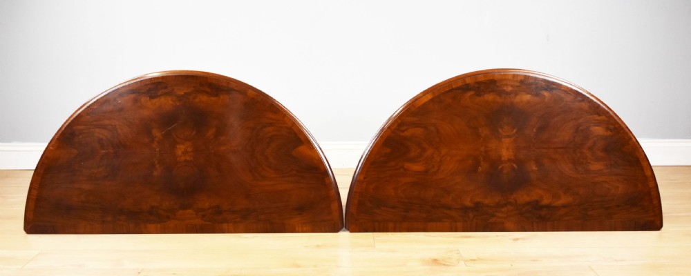 Pair of Antique Walnut Console Tables View VI