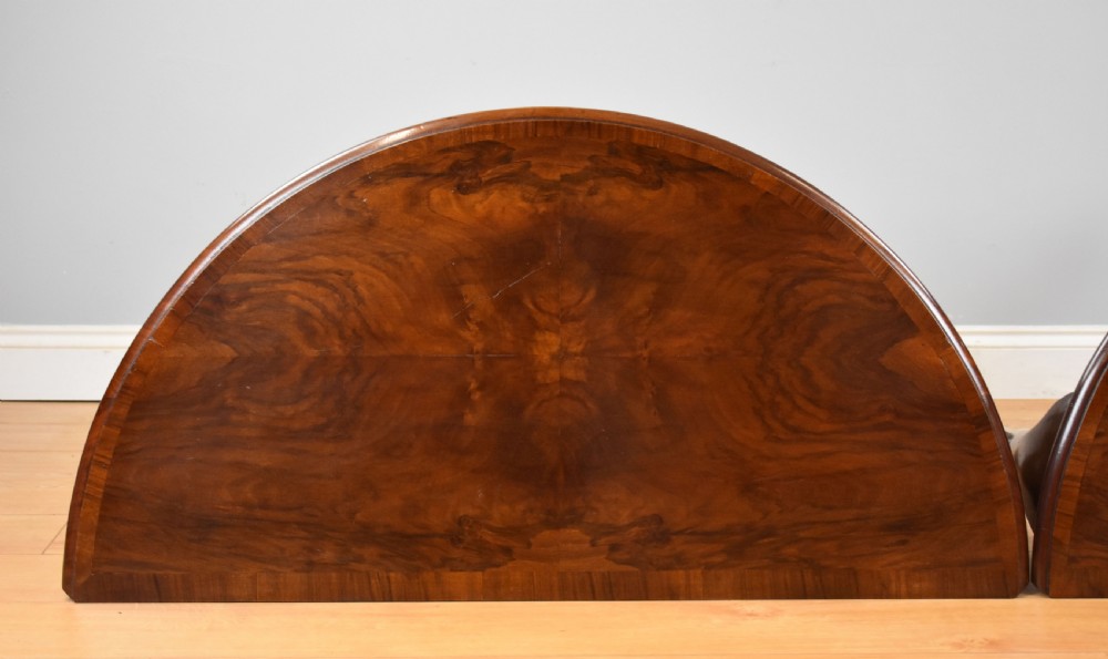 Pair of Antique Walnut Console Tables View VII