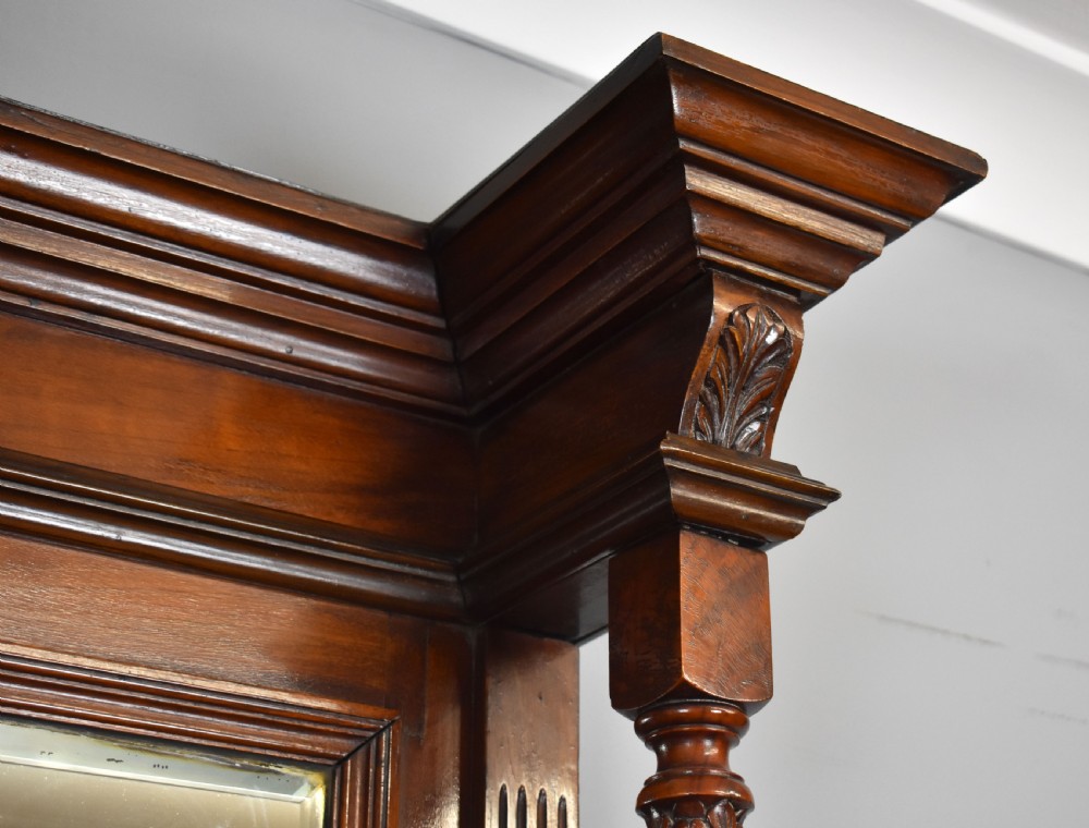 Victorian Walnut Mirror Back Sideboard View X