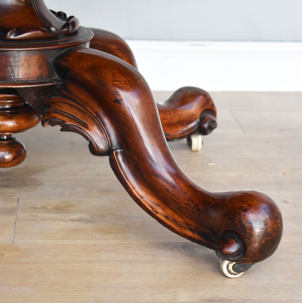 Victorian Burr Walnut Breakfast Table View V