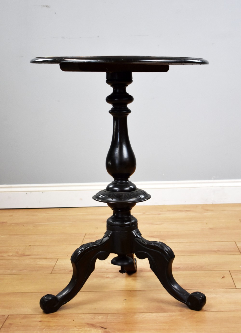 Victorian Walnut Inlaid Chess Table View II