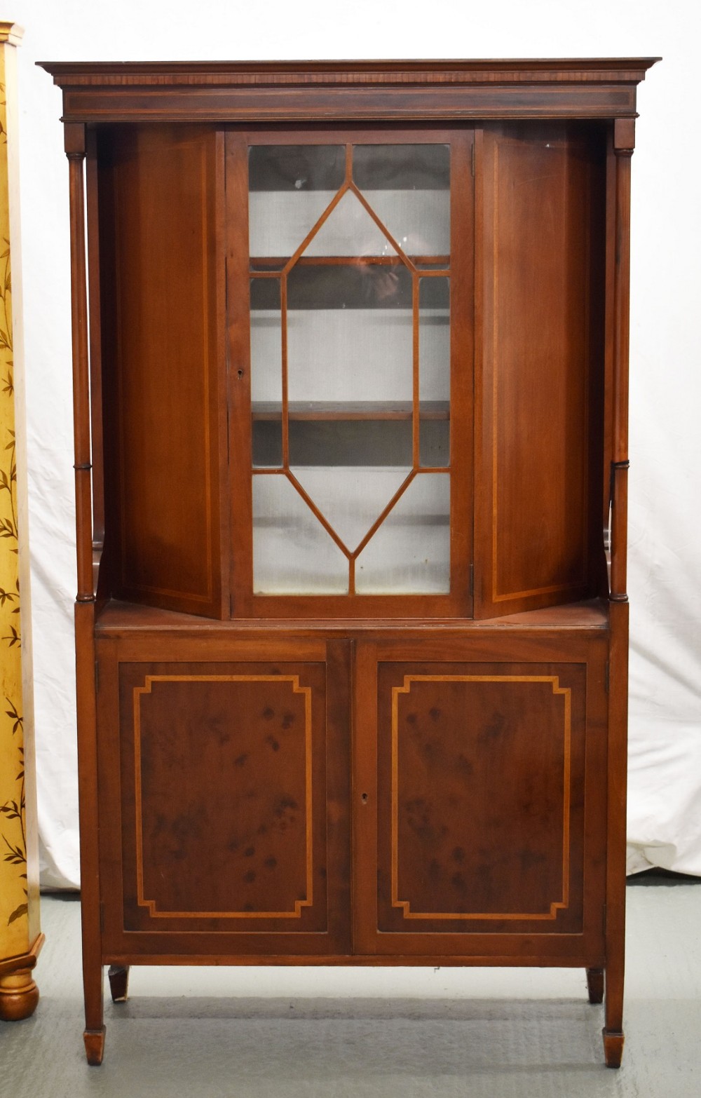 Edwardian Mahogany Display Cabinet