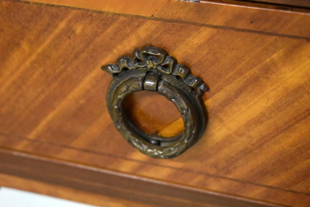 Edwardian Satinwood Carlton House Desk View IV