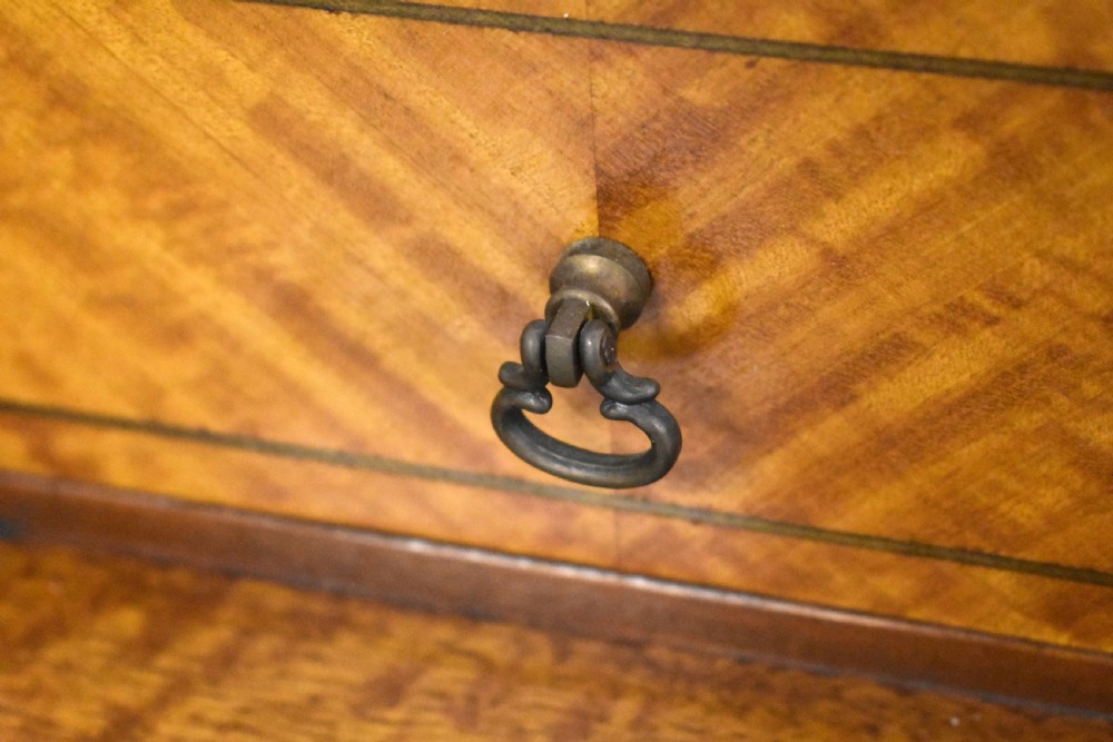 Edwardian Satinwood Carlton House Desk View V
