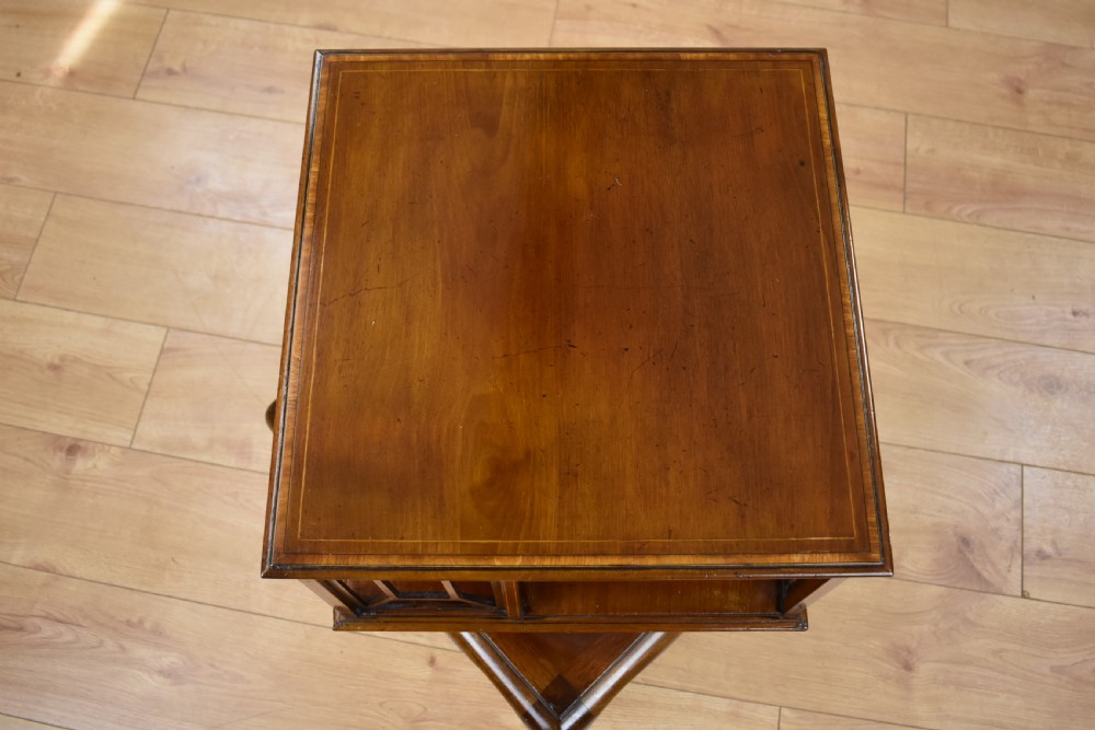 Edwardian Mahogany Revolving Bookstand View III