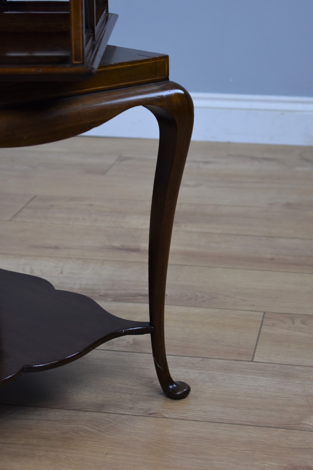 Edwardian Mahogany Revolving Bookstand View V