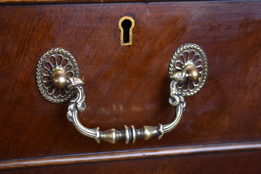 19th Century Mahogany Inverted Breakfront Bookcase View XV