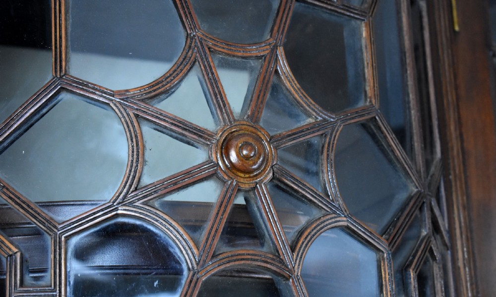 19th Century Mahogany Inverted Breakfront Bookcase View XVII