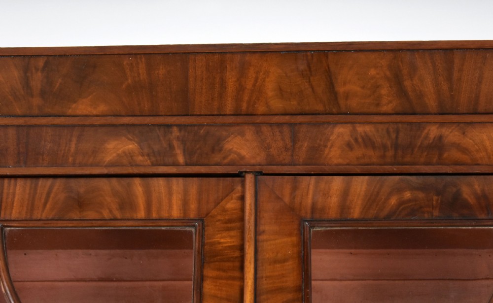 Early Victorian Flame Mahogany Bookcase View VIII