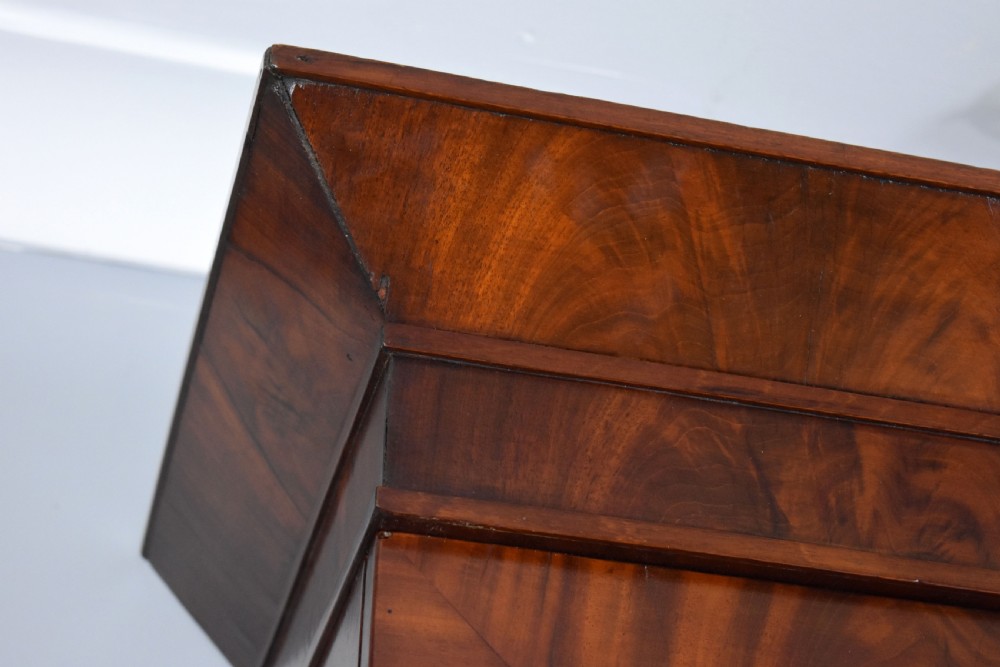 Early Victorian Flame Mahogany Bookcase View IX