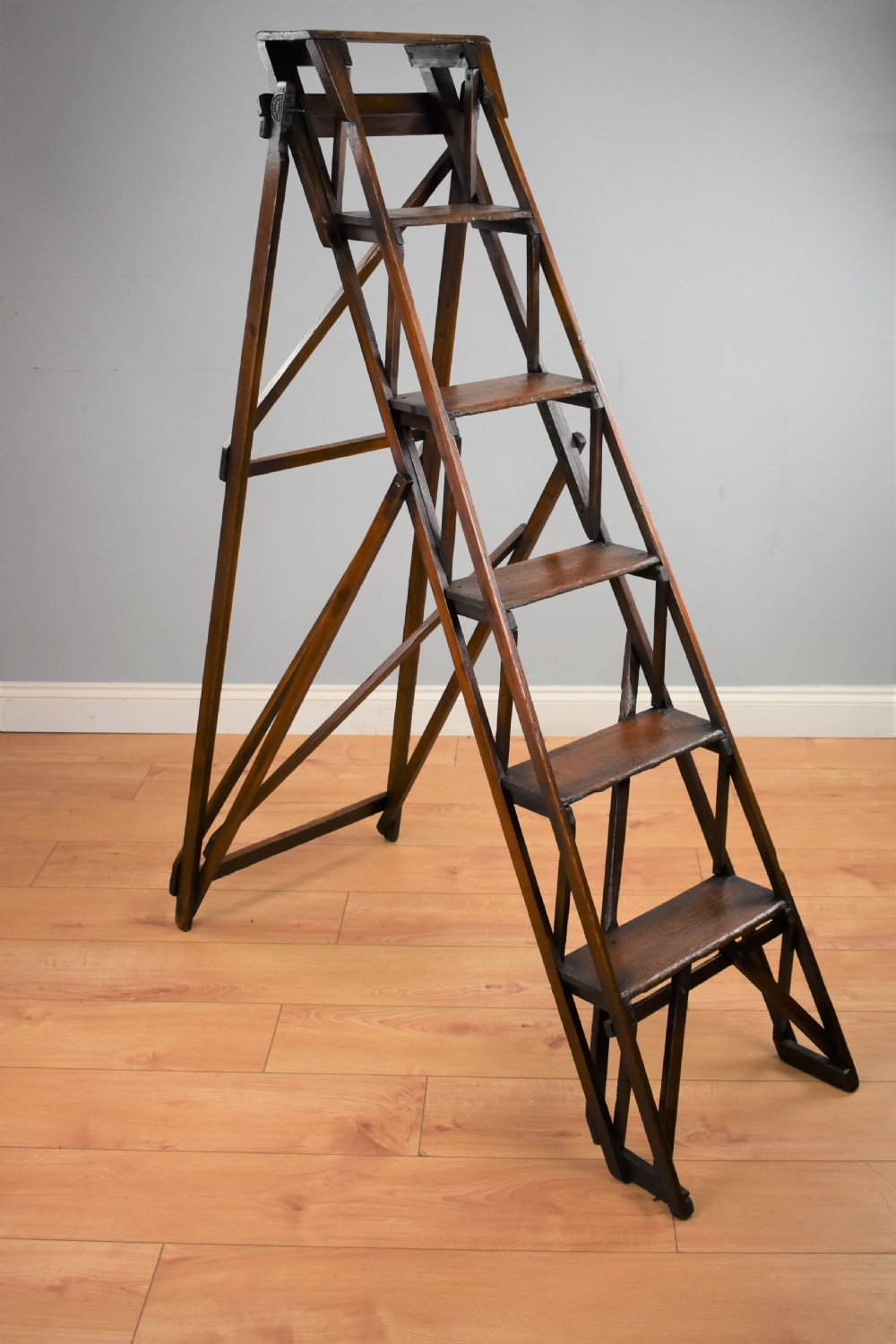 Late 19th Century Hatherley Pine Step Ladders