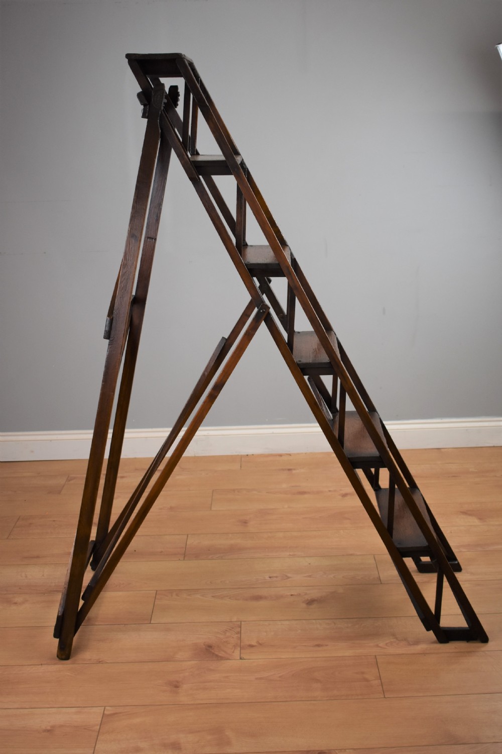 Late 19th Century Hatherley Pine Step Ladders View IV