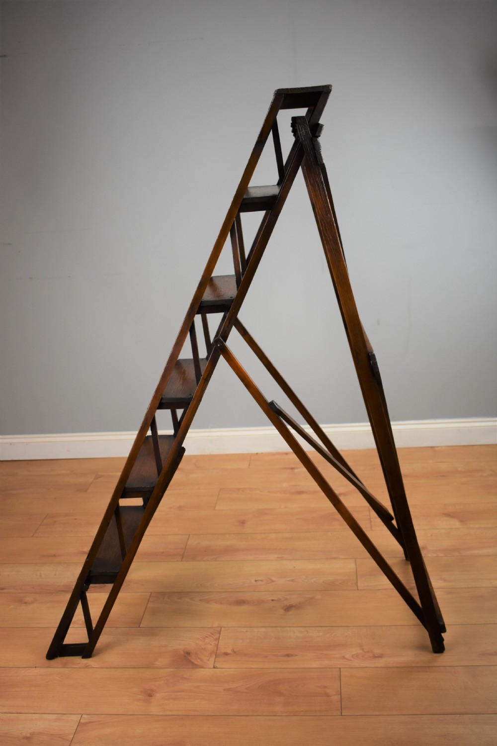Late 19th Century Hatherley Pine Step Ladders View VI