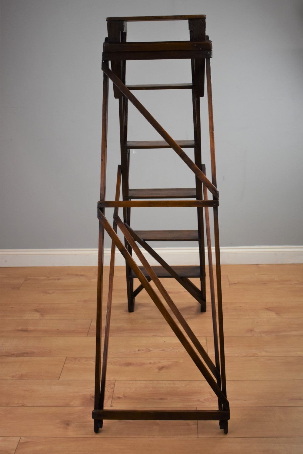 Late 19th Century Hatherley Pine Step Ladders View VIII