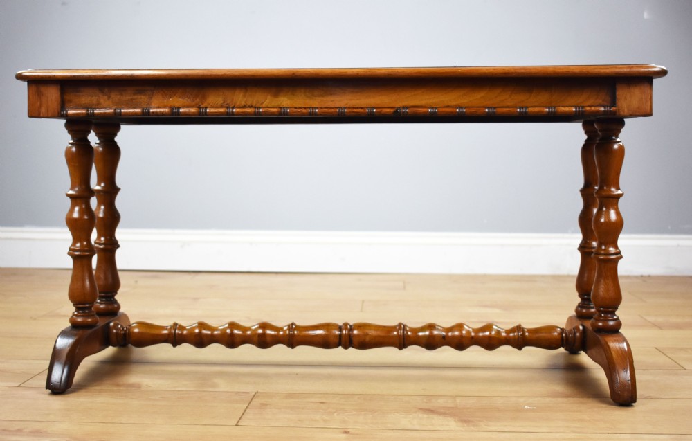 Victorian Walnut and Parquetry Coffee Table View III