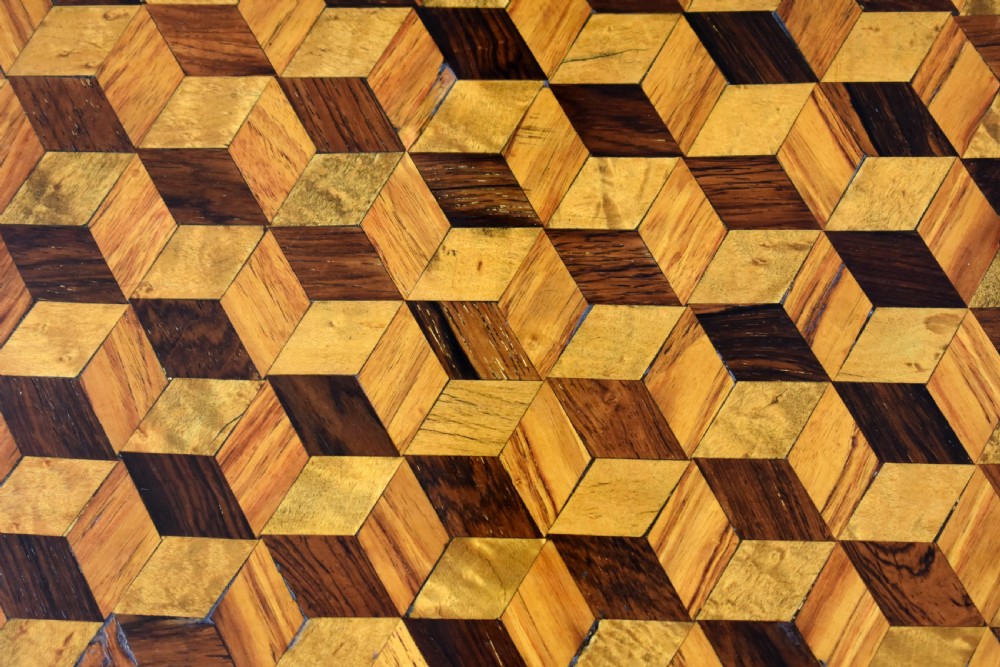 Victorian Walnut and Parquetry Coffee Table View VII