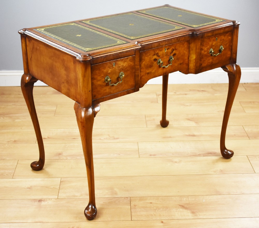 Antique Burr Walnut Writing Table
