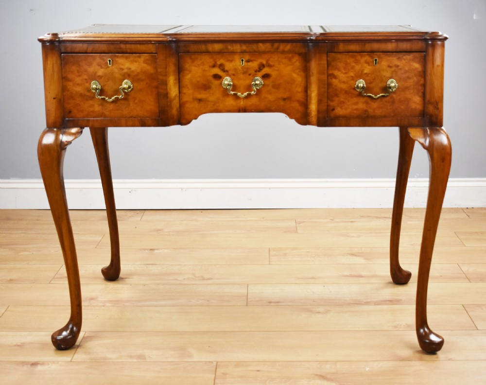 Antique Burr Walnut Writing Table View III