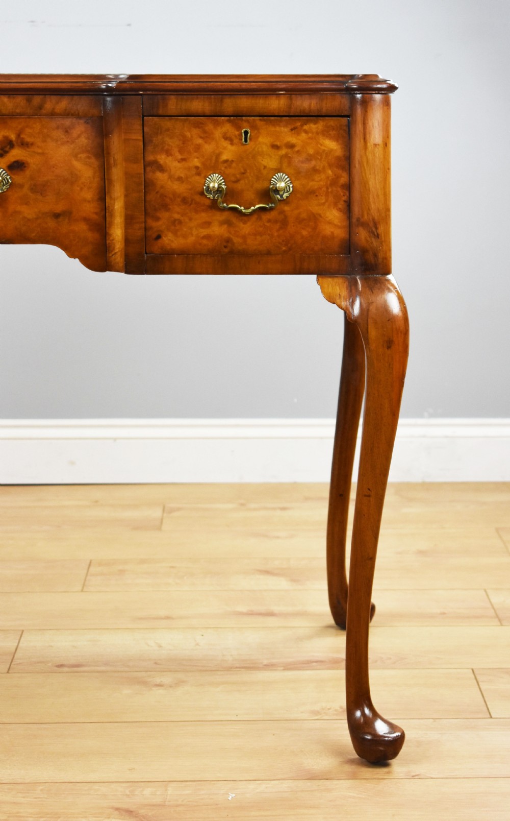 Antique Burr Walnut Writing Table View VI
