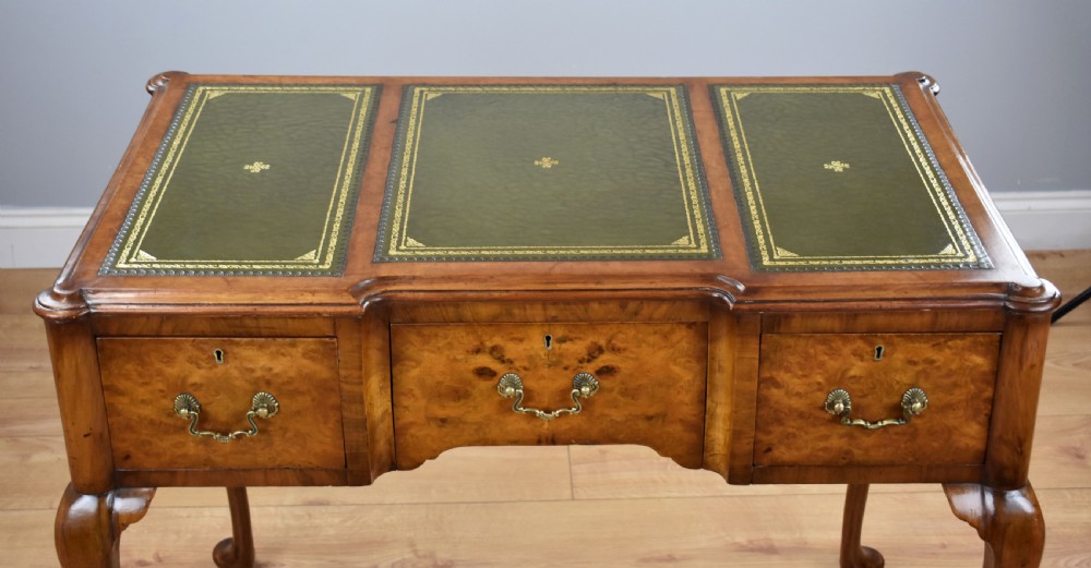 Antique Burr Walnut Writing Table View VII