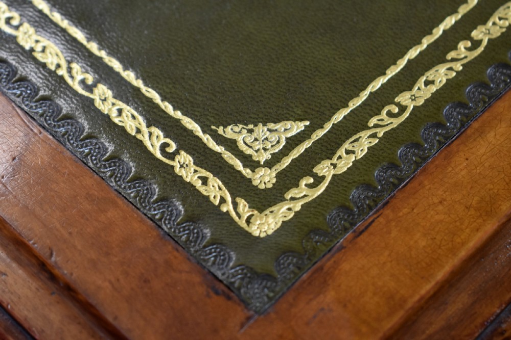 Antique Burr Walnut Writing Table View VIII