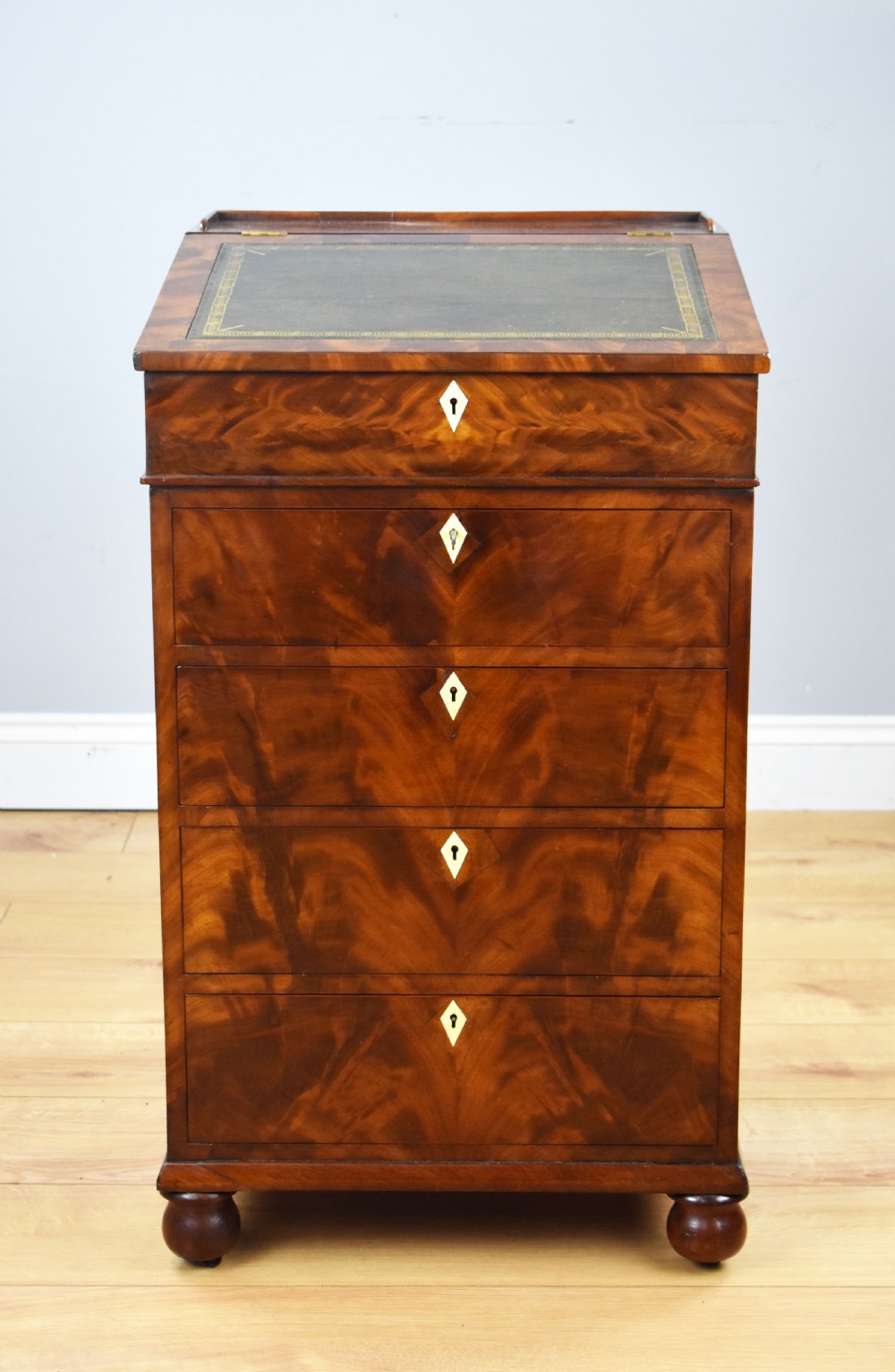 Regency Flame Mahogany Davenport by Wilkinson View II